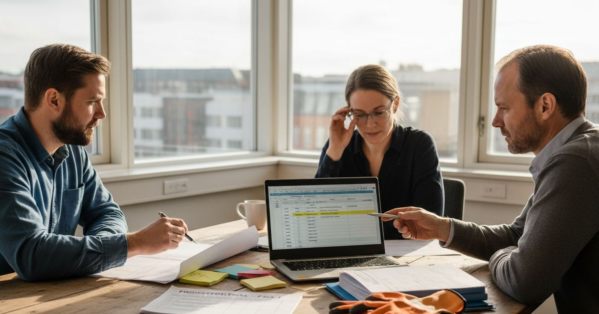 genomföra riskbedömning