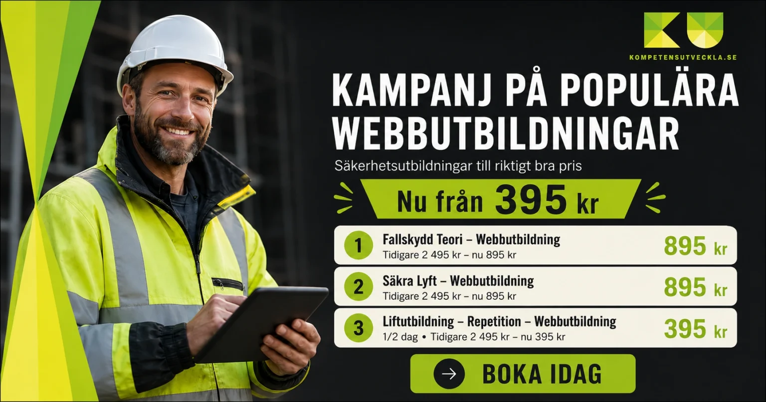 sänkta priser på webbutbildningar inom säkerhet