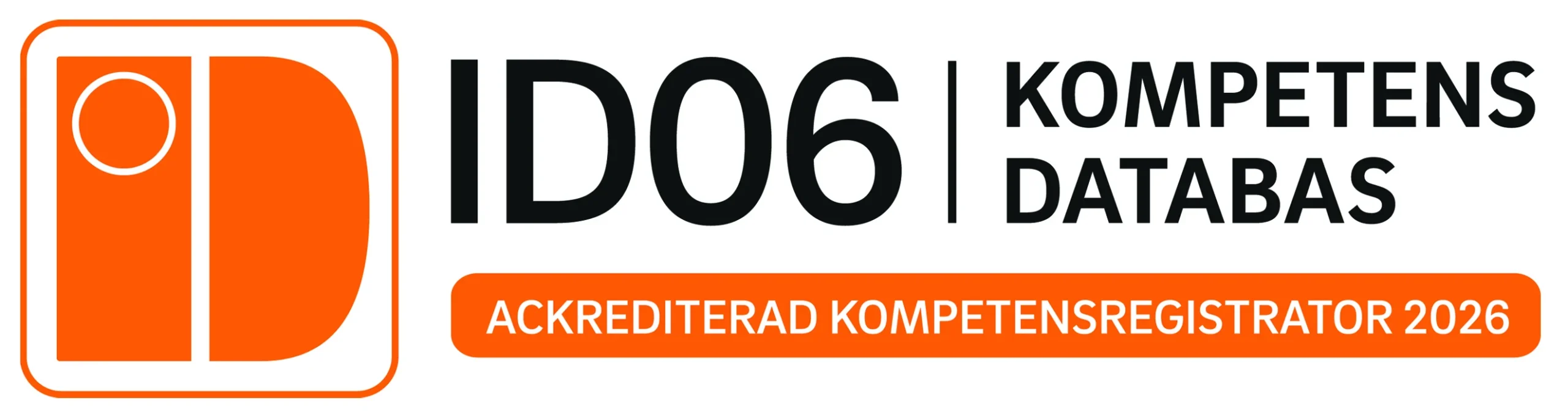 ID06 Kompetensdatabas – ackrediterad kompetensregistrator 2026